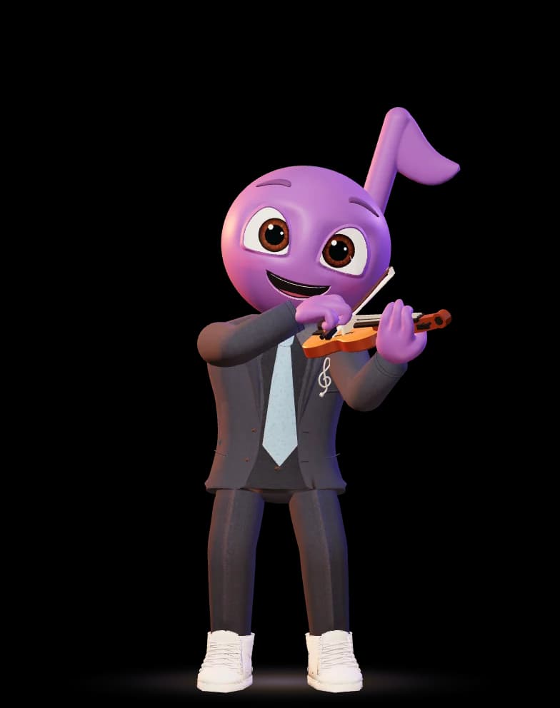 Tony cântă la vioară